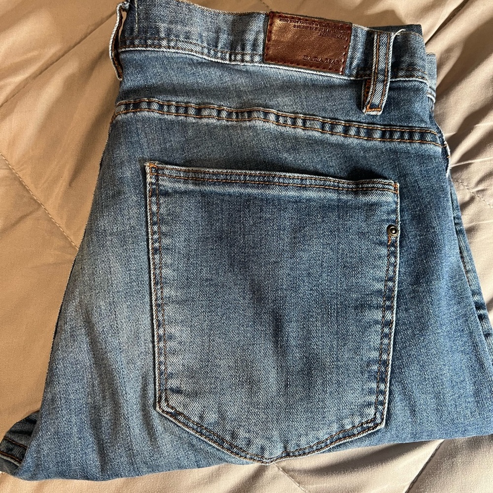 Zara Men's Blue Denim Jeans